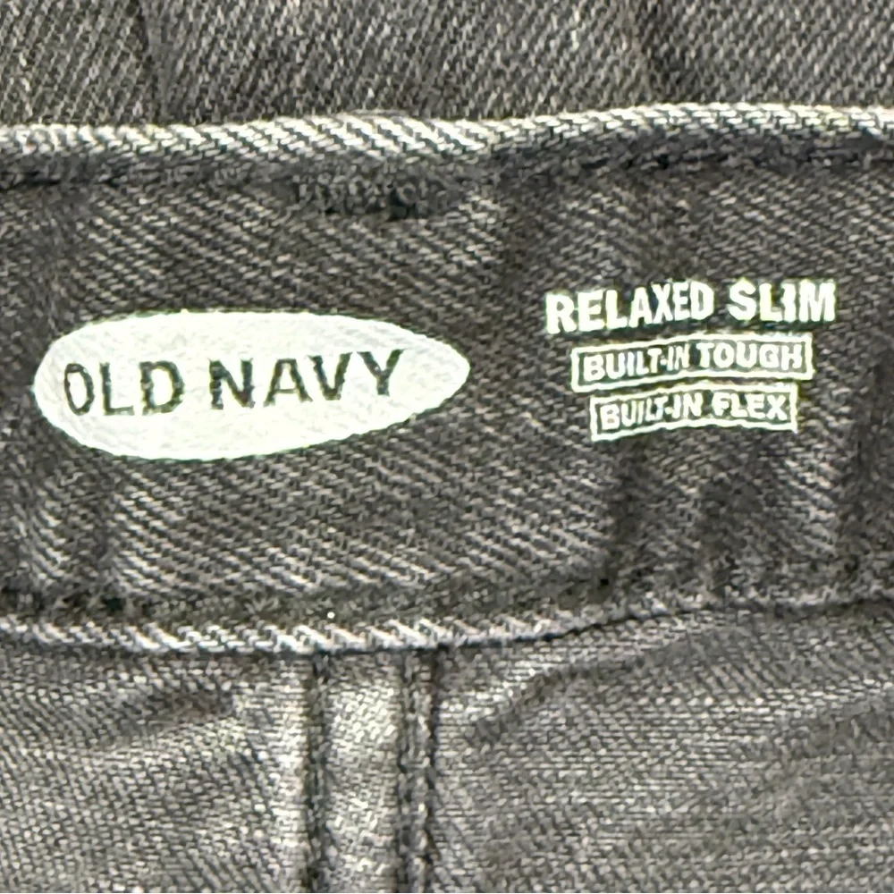 Old Navy Black Wash Relaxed Slim Denim Jeans Size 34 x 32 Men’s